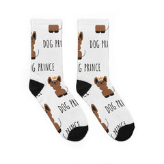 Dog Prince Padded Crew Socks