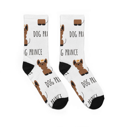 Dog Prince Padded Crew Socks